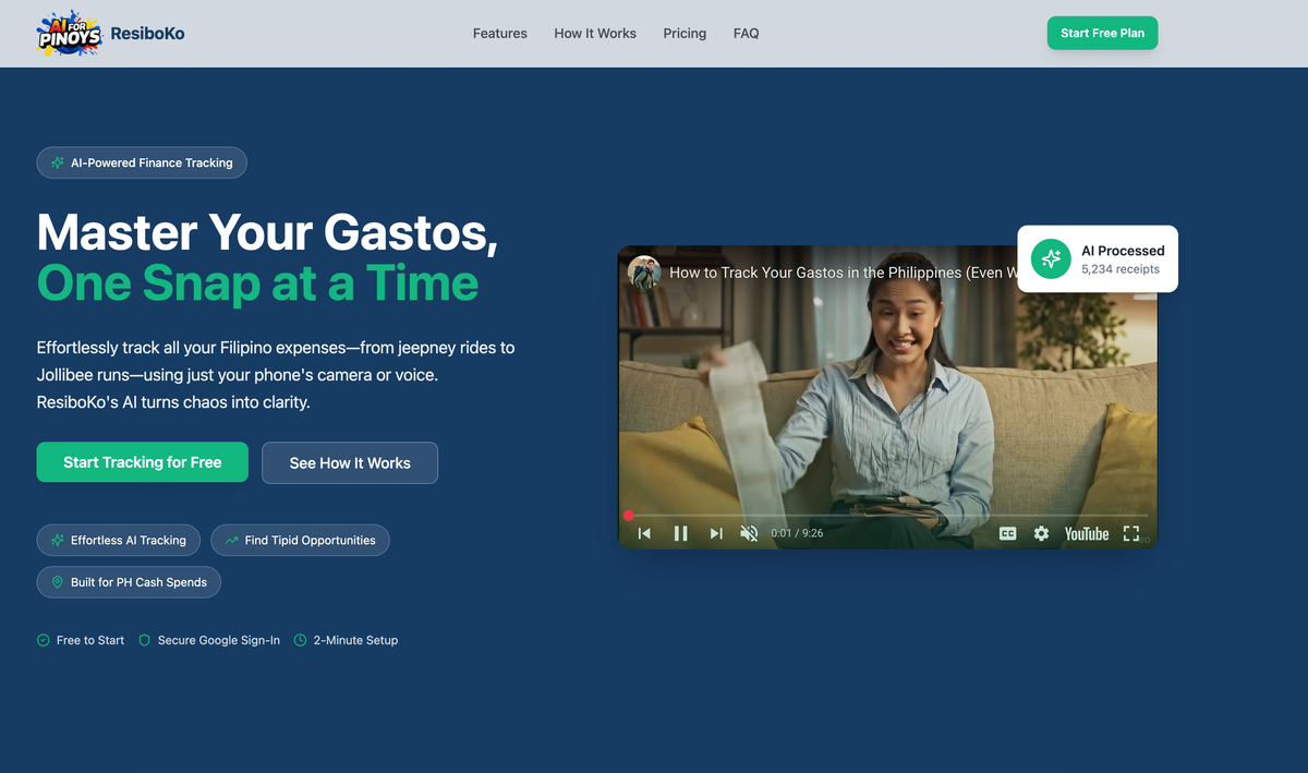 ResiboKo: Track Real-World Spending Without Spreadsheets